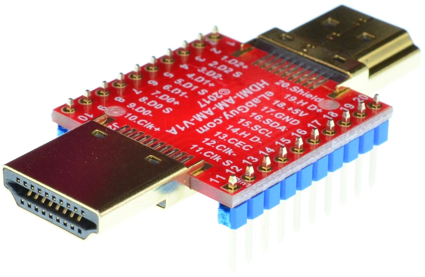 HDMI Type A Male to HDMI Type A Male pass through adapter